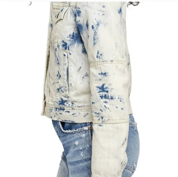 SALE NWOT FREE PEOPLE RUMORS DENIM JACKET - Picture 6 of 11